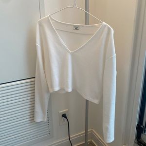 ARITZIA ribbed vneck